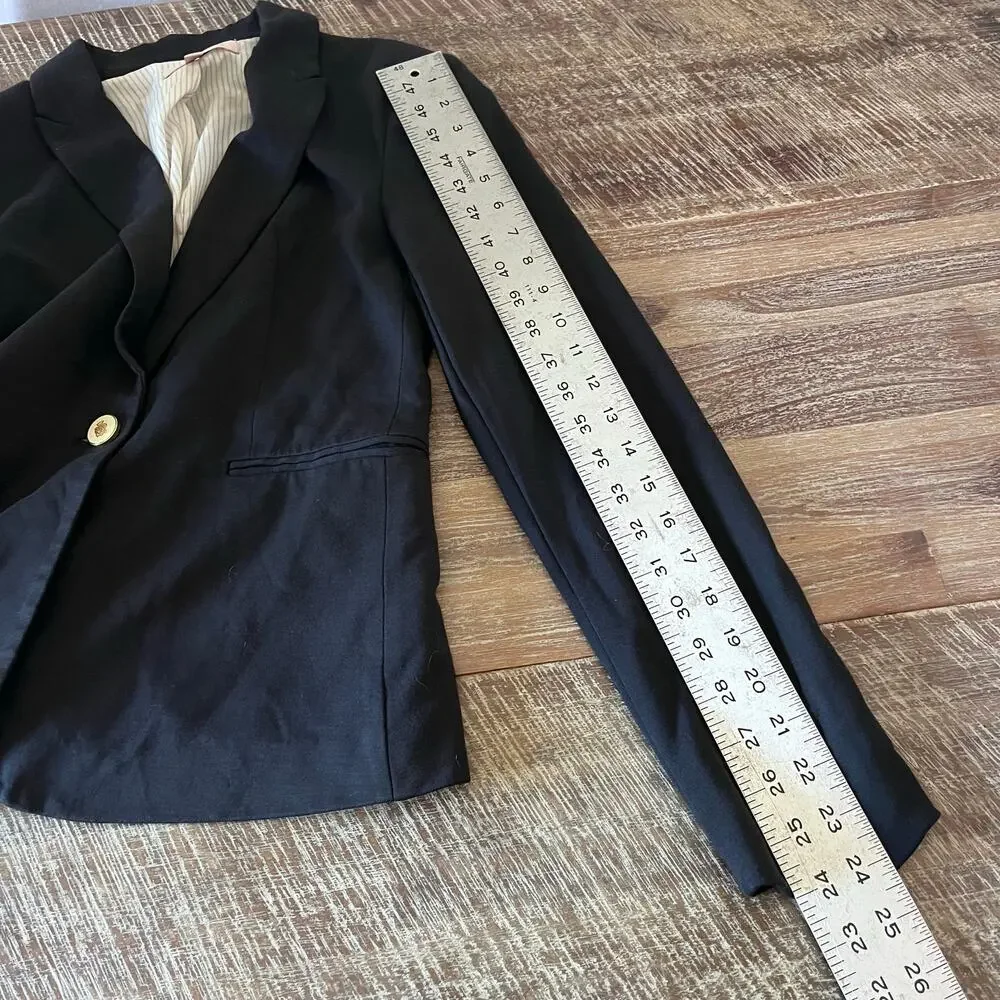 Philosophy Fitted Black Suit Jacket – Office Career Wear XS - Picture 7 of 10